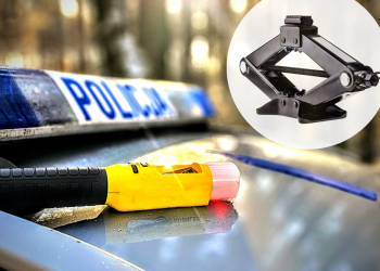 Pijany wjechał w budynek a potem poszedł po sąsiadach szukać lewarka 