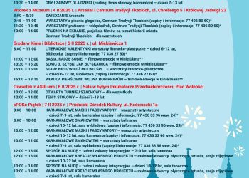 Jakie atrakcje w I tydzień ferii?