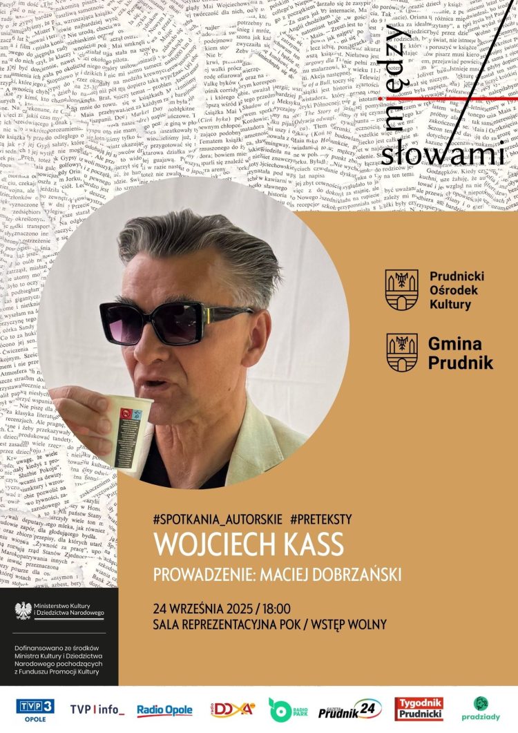 Plakat spotkania z Wojciechem Kassem