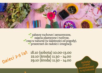 Warsztaty dla dzieci 2–5 lat w Małej Osadzie oraz Pumpkin Party (dladzieci 3-9 lat) – zapraszamy!